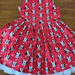Disney Store Mickey Minnie Mouse Tutu Holiday Tulle Dress Girls / Kid’s Size 5/6